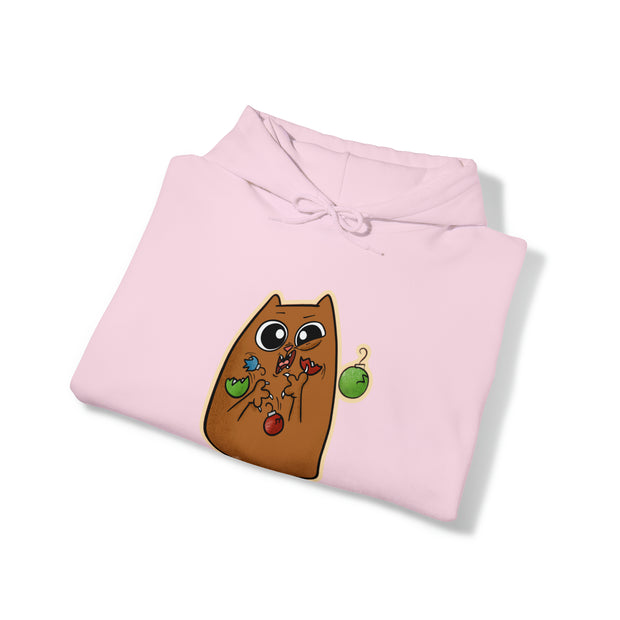Christmas Cat Unisex Heavy Blend™ Hooded Sweatshirt