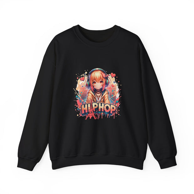 Graffiti Anime Girls Unisex Heavy Blend™ Crewneck Sweatshirt