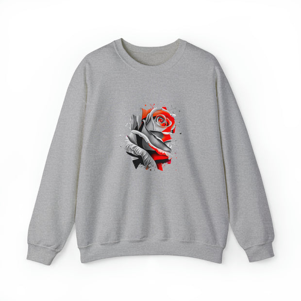 Rose Unisex Heavy Blend™ Crewneck Sweatshirt