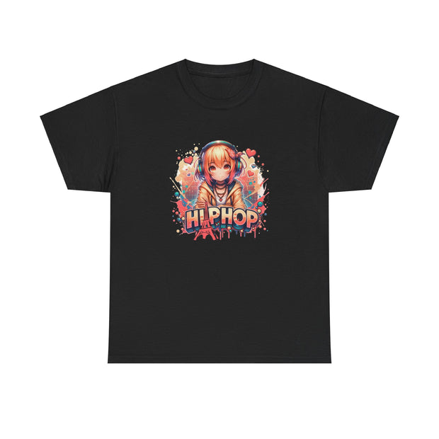 Graffiti Anime Girl Unisex Heavy Cotton Tee
