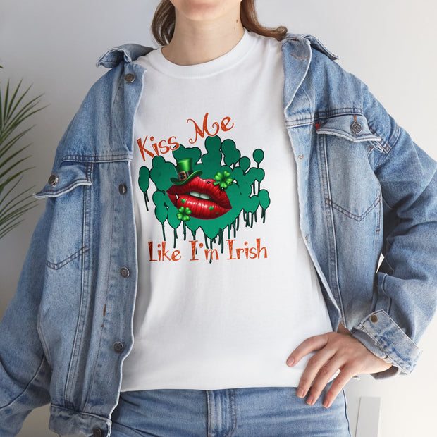 Kiss me like I’m Irish Unisex Heavy Cotton Tee