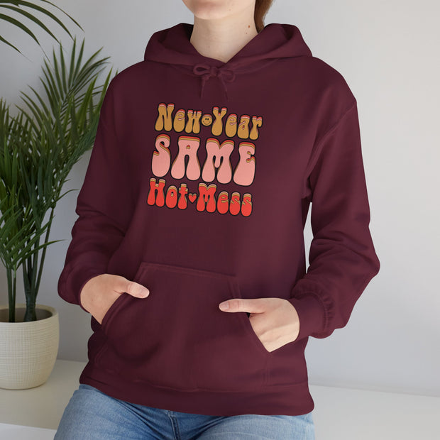 Same Hot Mess Unisex Heavy Blend™ Hooded Sweatshirt
