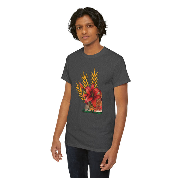 Saskatchewan Lily Unisex Heavy Cotton Tee