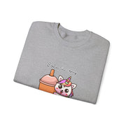 Unicorn Boba Unisex Heavy Blend™ Crewneck Sweatshirt