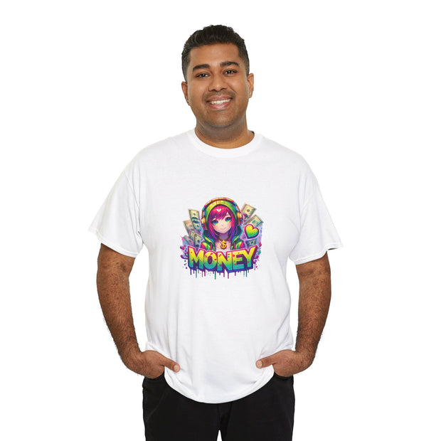 Graffiti Anime Girls Unisex Heavy Cotton Tee