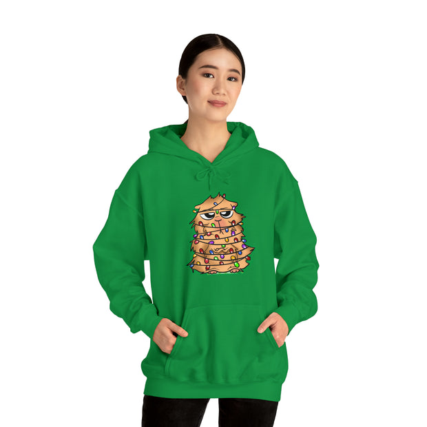 Christmas cat Unisex Heavy Blend™ Hooded Sweatshirt