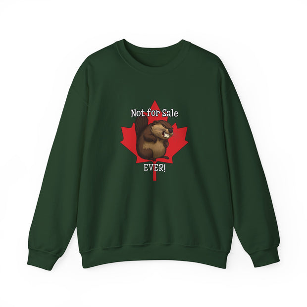 Sweatshirt Angry Beaver Canada Maple Leaf Unisex Heavy Blend Crewneck