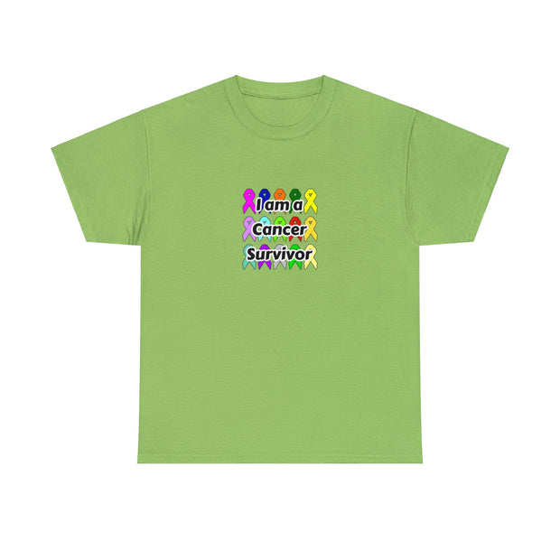 Cancer Survivor Unisex Heavy Cotton Tee