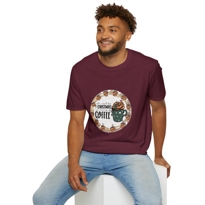 Christmas Coffee Unisex Softstyle T-Shirt