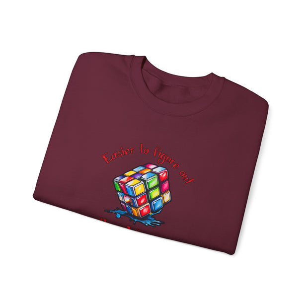 Rubik Cube Unisex Heavy Blend™ Crewneck Sweatshirt