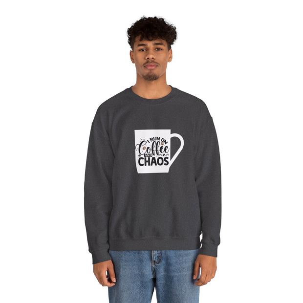 Coffee and Chaos Unisex Heavy Blend™ Crewneck Sweatshirt
