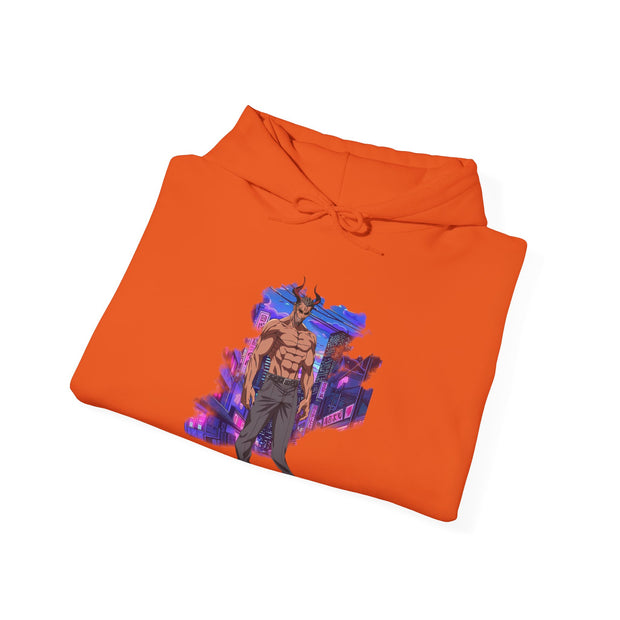 Anime Male Demon Unisex Heavy Blend™ Hooded Sweatshirt