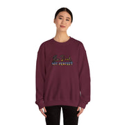 Be Real Not Perfect Unisex Heavy Blend™ Crewneck Sweatshirt