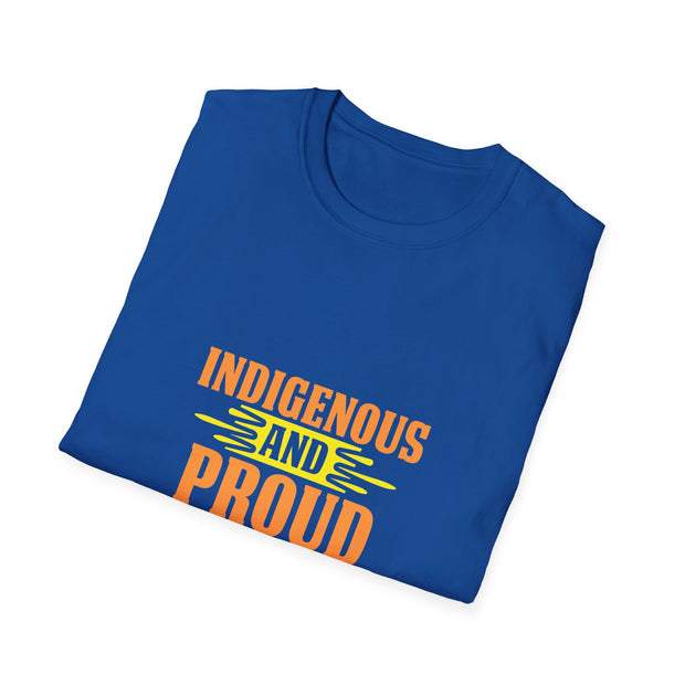 Indigenous and Proud Unisex Softstyle T-Shirt