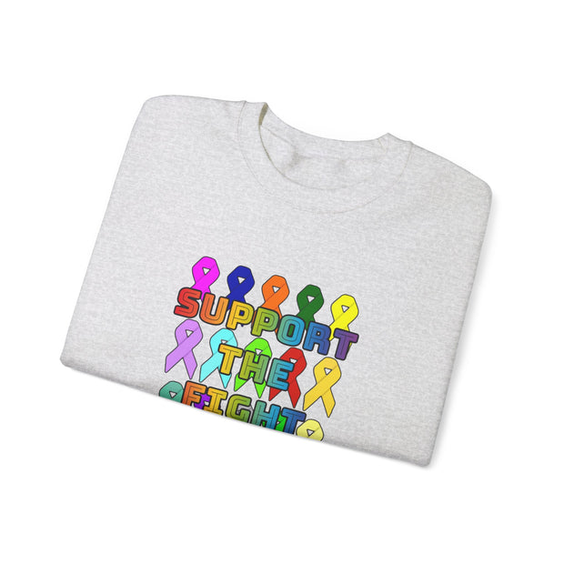 Support the Fight Unisex Heavy Blend™ Crewneck Sweatshirt