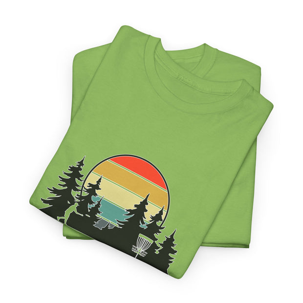 Retro Disc Golf Unisex Heavy Cotton Tee