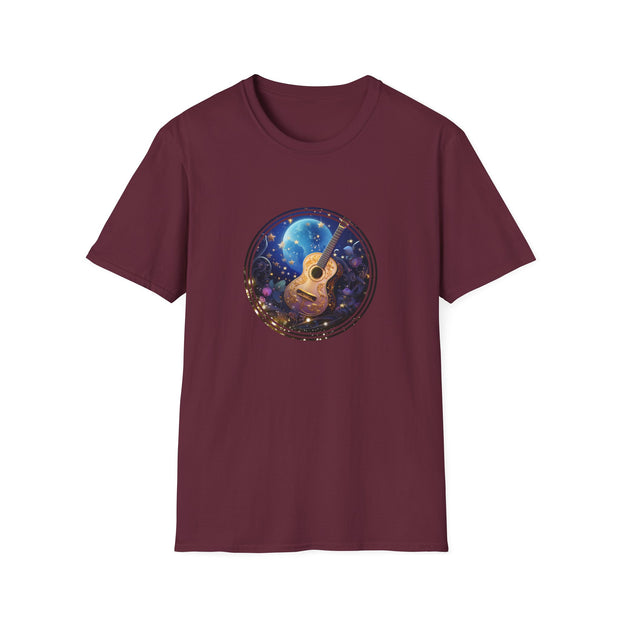 Moonlight Guitar Unisex Softstyle T-Shirt
