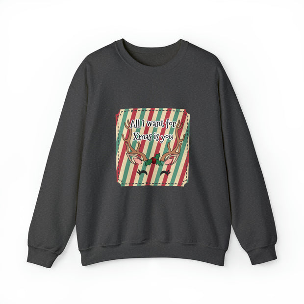 Reindeer Unisex Heavy Blend™ Crewneck Sweatshirt