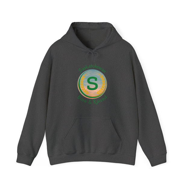 Saskatchewan Born & Raised Unisex Heavy Blend™ Hooded Sweatshirt