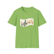 Musical Notes Unisex Softstyle T-Shirt