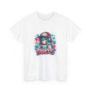 Graffiti Anime Girls Unisex Heavy Cotton Tee
