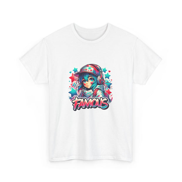 Graffiti Anime Girls Unisex Heavy Cotton Tee