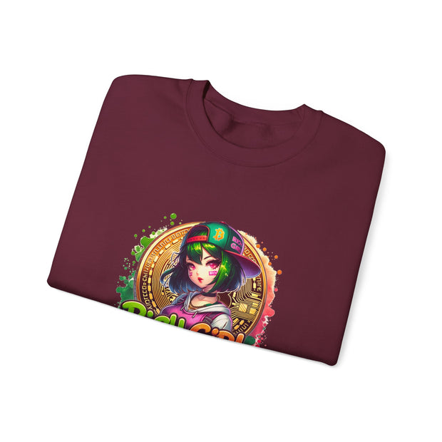 Graffiti Anime Girls Unisex Heavy Blend™ Crewneck Sweatshirt