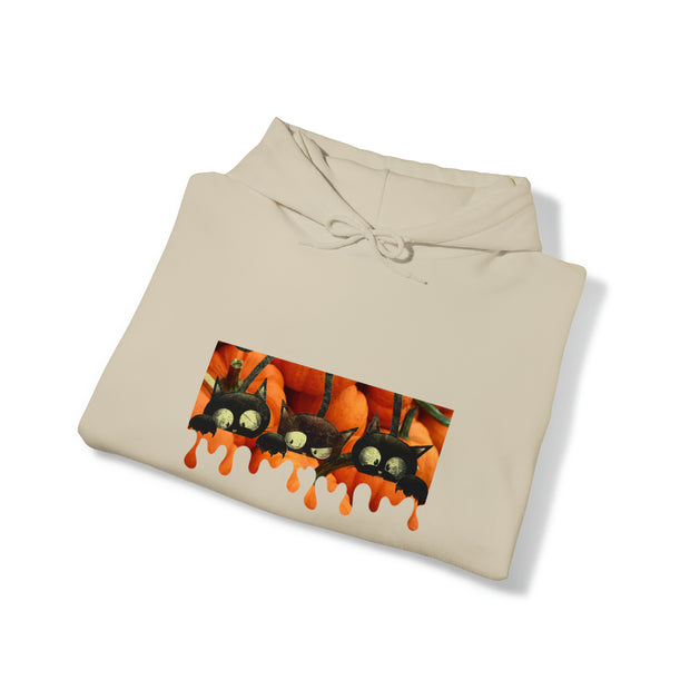 Pumpkin cats Unisex Heavy Blend™ Hooded Sweatshirt