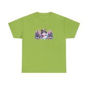 Pastel Snowman Unisex Heavy Cotton Tee