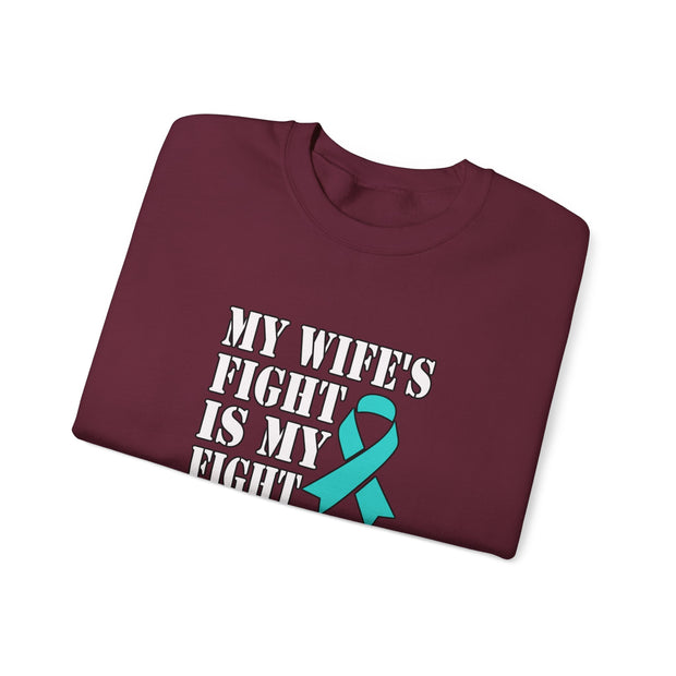 My Wife’s Fight Unisex Heavy Blend™ Crewneck Sweatshirt