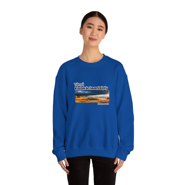 Tánsi Cree Saskatchewan Unisex Heavy Blend™ Crewneck Sweatshirt