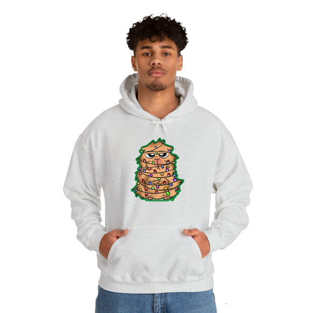 Christmas cat Unisex Heavy Blend™ Hooded Sweatshirt