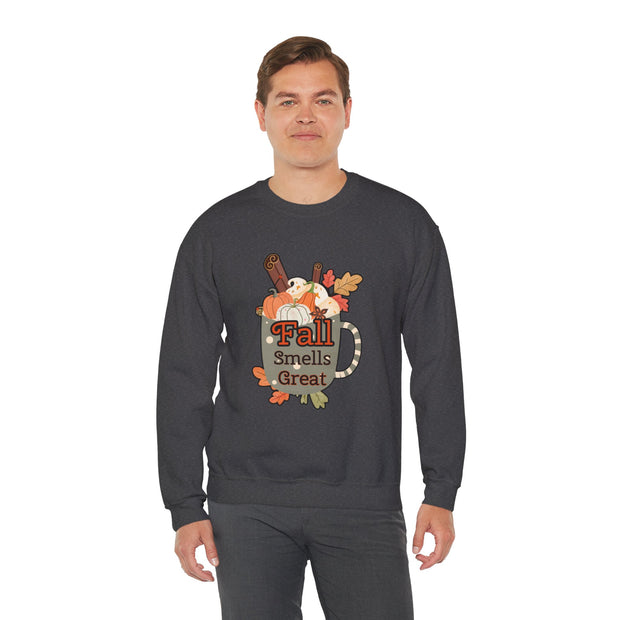 Fall Smells Great Unisex Heavy Blend™ Crewneck Sweatshirt