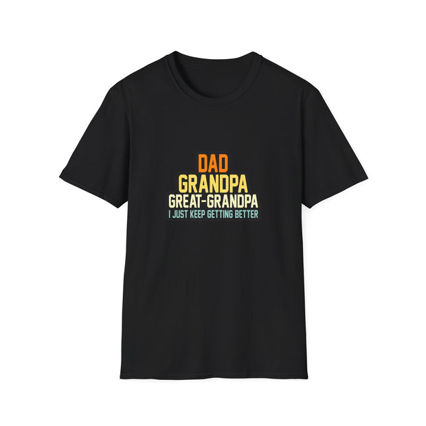 Dad Grandpa Great Grandpa Unisex Softstyle T-Shirt