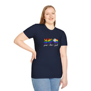 Peace Love and Pride Unisex Softstyle T-Shirt