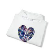 Heart Butterfly Unisex Heavy Blend™ Hooded Sweatshirt