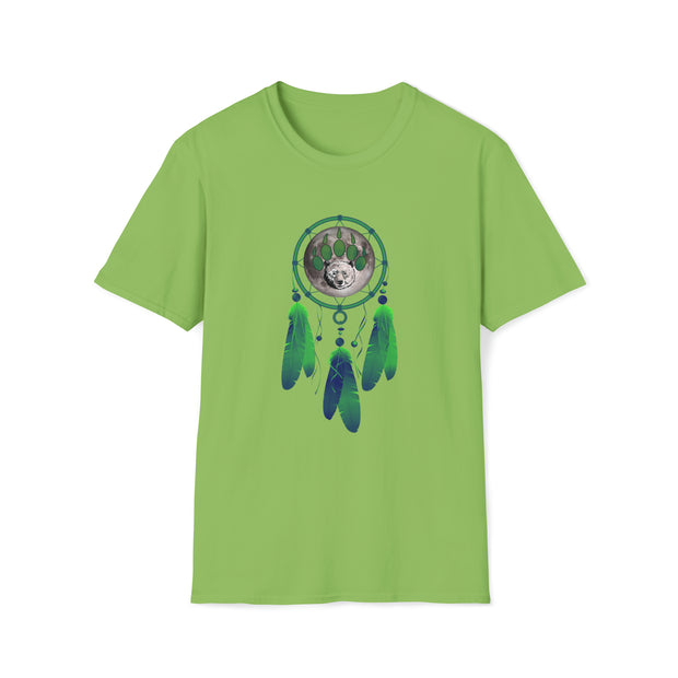 Bear Dream Catcher Unisex Softstyle T-Shirt