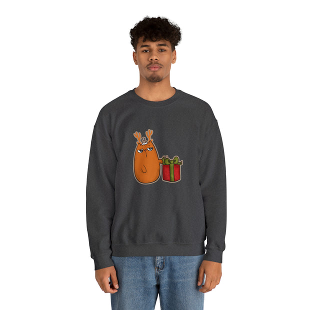 Christmas cat Unisex Heavy Blend™ Crewneck Sweatshirt