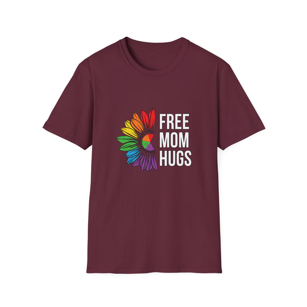 Pride Mom Hugs Unisex Softstyle T-Shirt