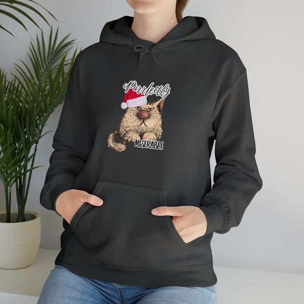 Christmas cat Unisex Heavy Blend™ Hooded Sweatshirt
