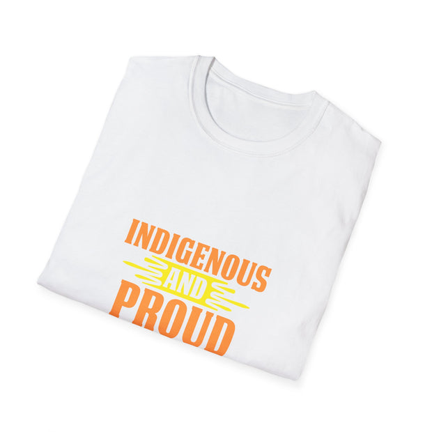 Indigenous and Proud Unisex Softstyle T-Shirt