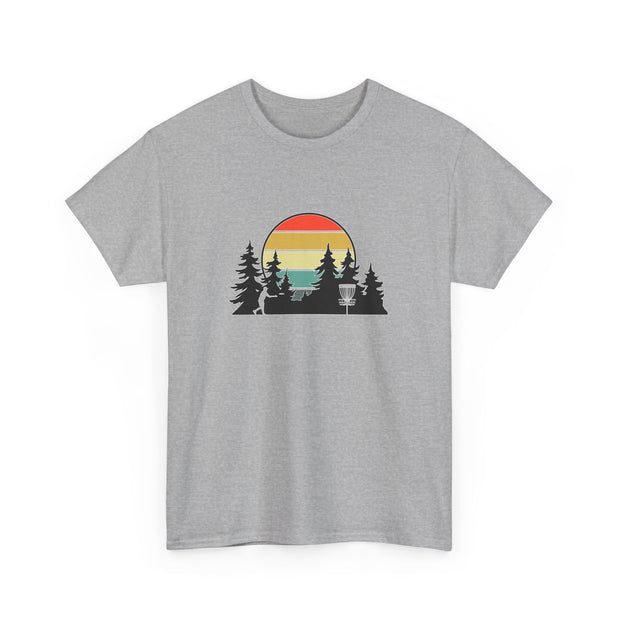 Retro Disc Golf Unisex Heavy Cotton Tee