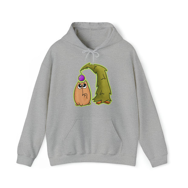 Christmas Cat Unisex Heavy Blend™ Hooded Sweatshirt