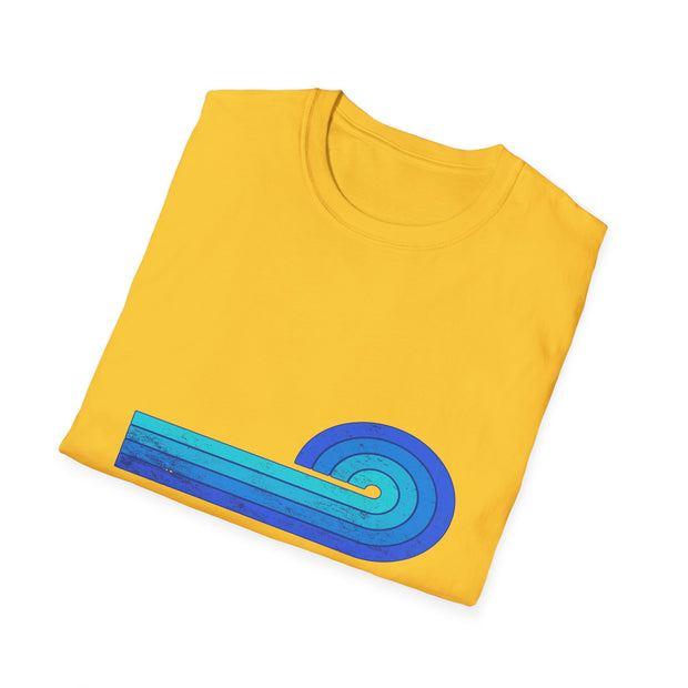 Semicircle Striped Unisex Softstyle T-Shirt