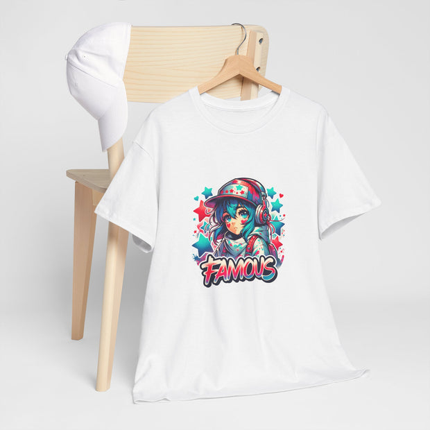 Graffiti Anime Girls Unisex Heavy Cotton Tee