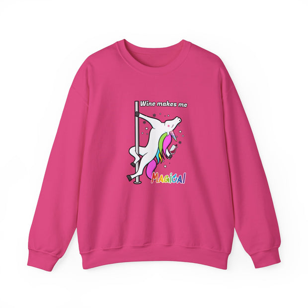 Unicorn Wine Unisex Heavy Blend™ Crewneck Sweatshirt