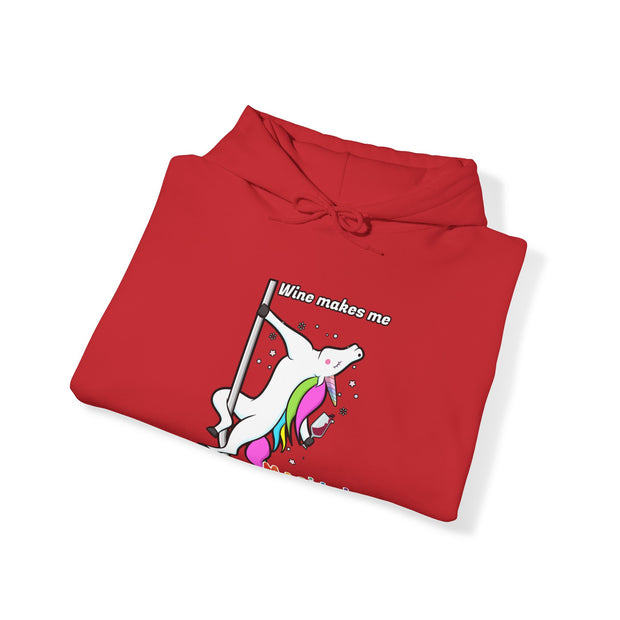 Unicorn Wine Unisex Heavy Blend™ Hooded Sweatshirt