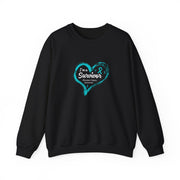 I am a Survivor Unisex Heavy Blend™ Crewneck Sweatshirt