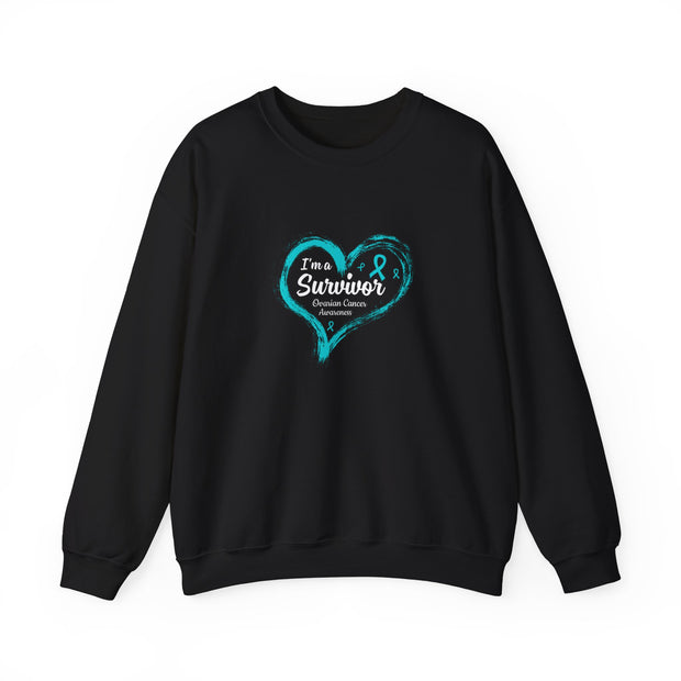 I am a Survivor Unisex Heavy Blend™ Crewneck Sweatshirt