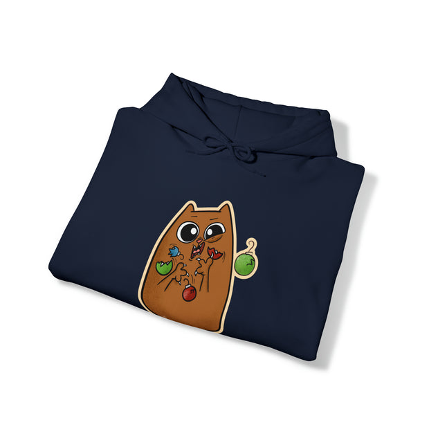 Christmas Cat Unisex Heavy Blend™ Hooded Sweatshirt